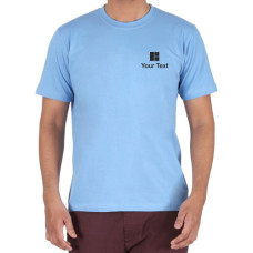 Round Neck Sky Blue Tshirt